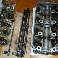 Moteur BMW M10 - Culasse démontée